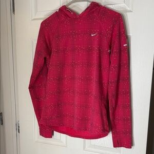 Nike Pink with Yellow Detailing Athletic Jacket